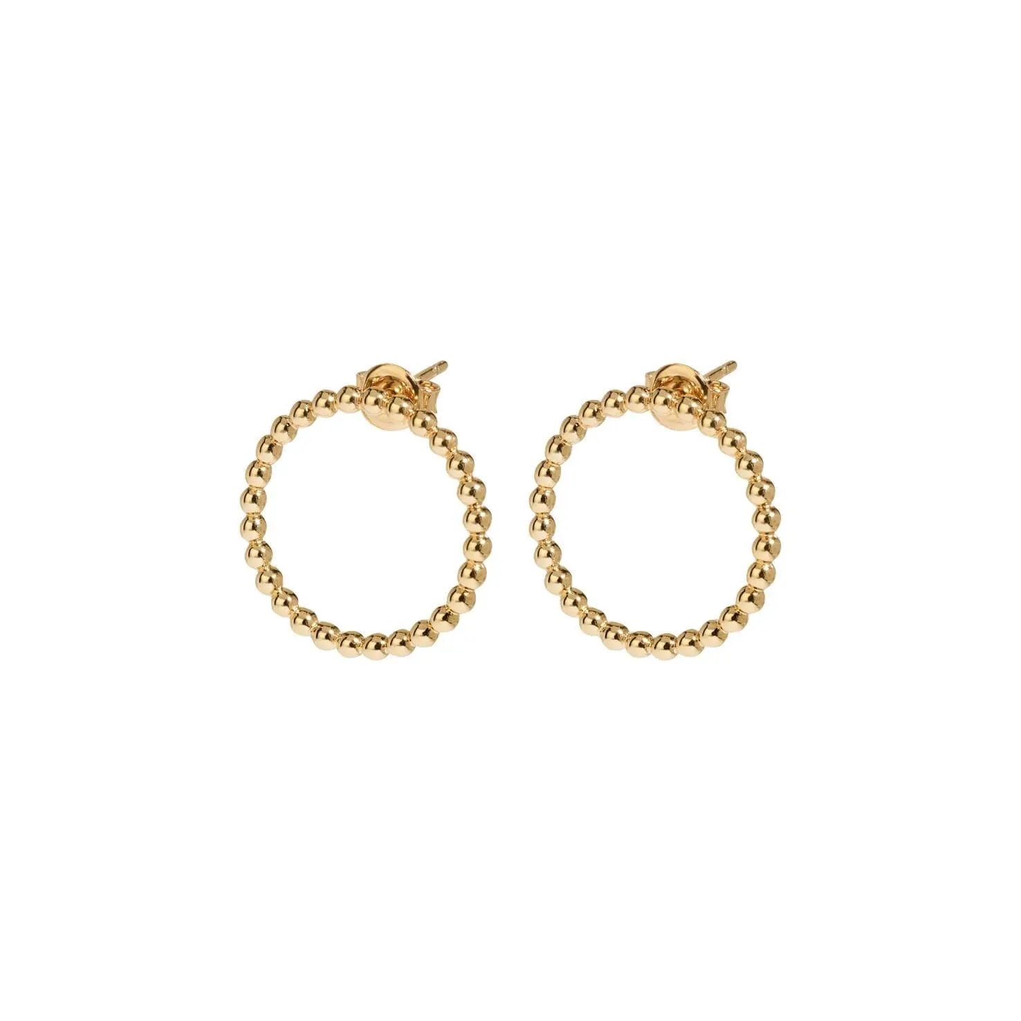 Boucles d'oreilles CLUSE Essentielle Gold Open Circle Embellished Stud CLJ51007