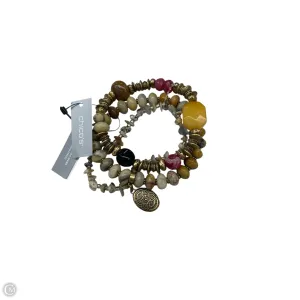 Bracelet Beaded By Chicos, Size: 03 Piece Set chicos