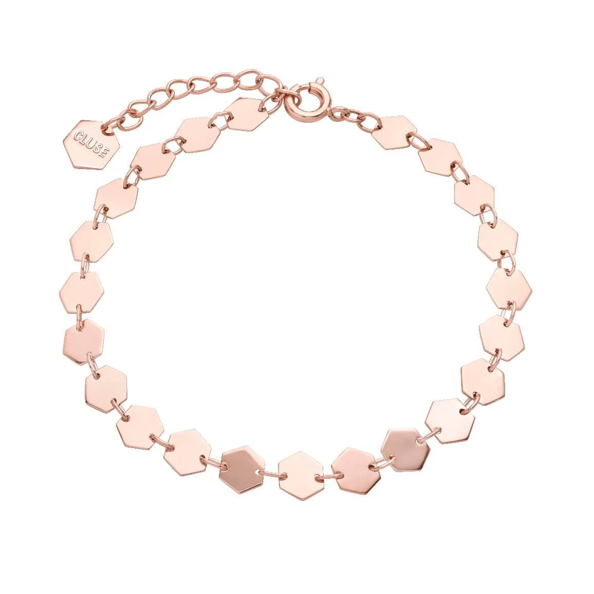 Bracelet CLUSE Essentielle Rose Gold All Hexagons Chain CLJ10009