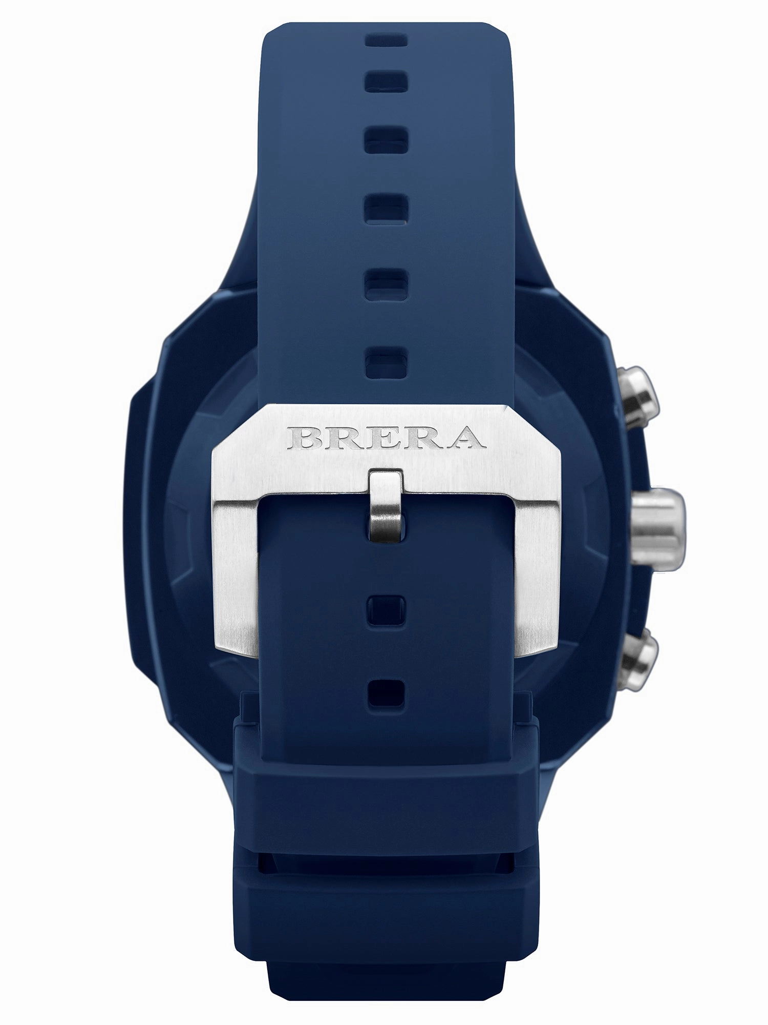 Brera Orologi SUPERSPORTIVO SQUARE Men's Swiss Made Blue 46mm Watch BRSS2C4606