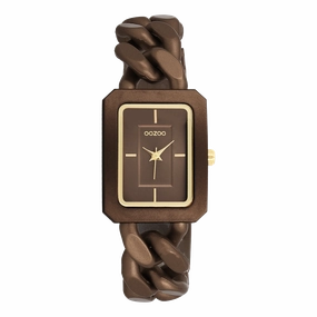 Bronze OOZOO watch with chain bracelet - C11276