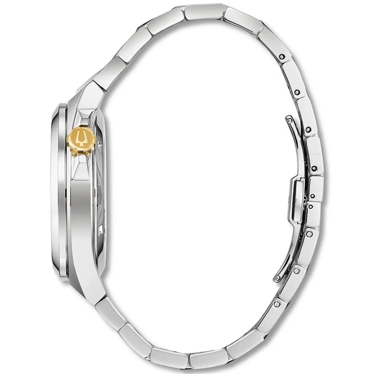 Bulova Men's Automatic Watch - Classic Skeleton Dial Stainless Steel Bracelet | 98A224