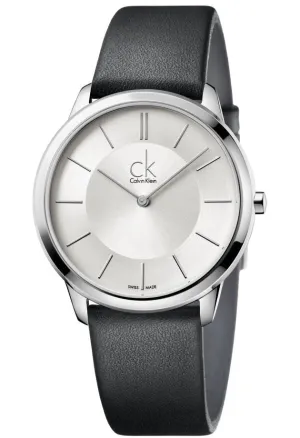 Calvin Klein - Minimal orologio uomo argento K3M211C6