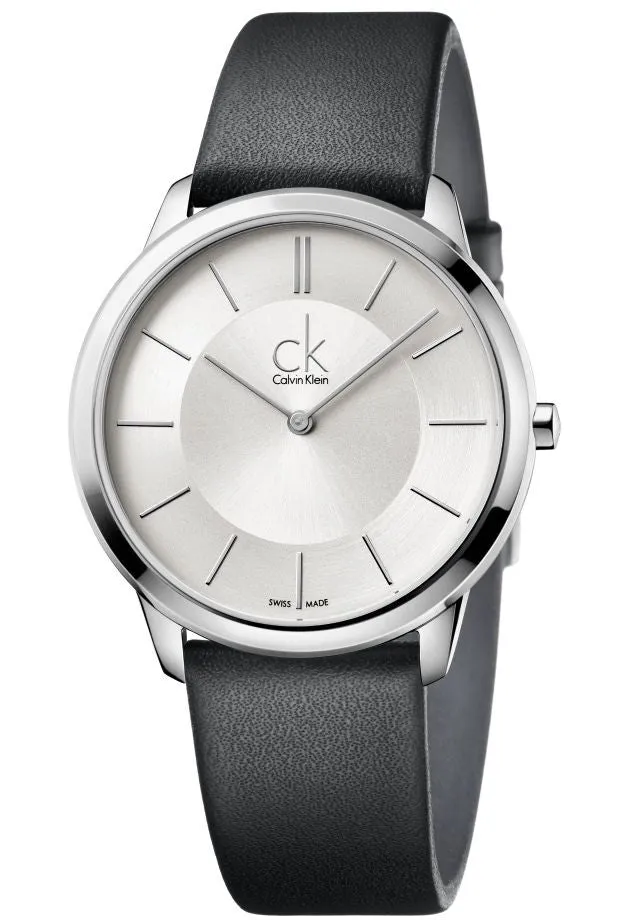 Calvin Klein - Minimal orologio uomo argento K3M211C6