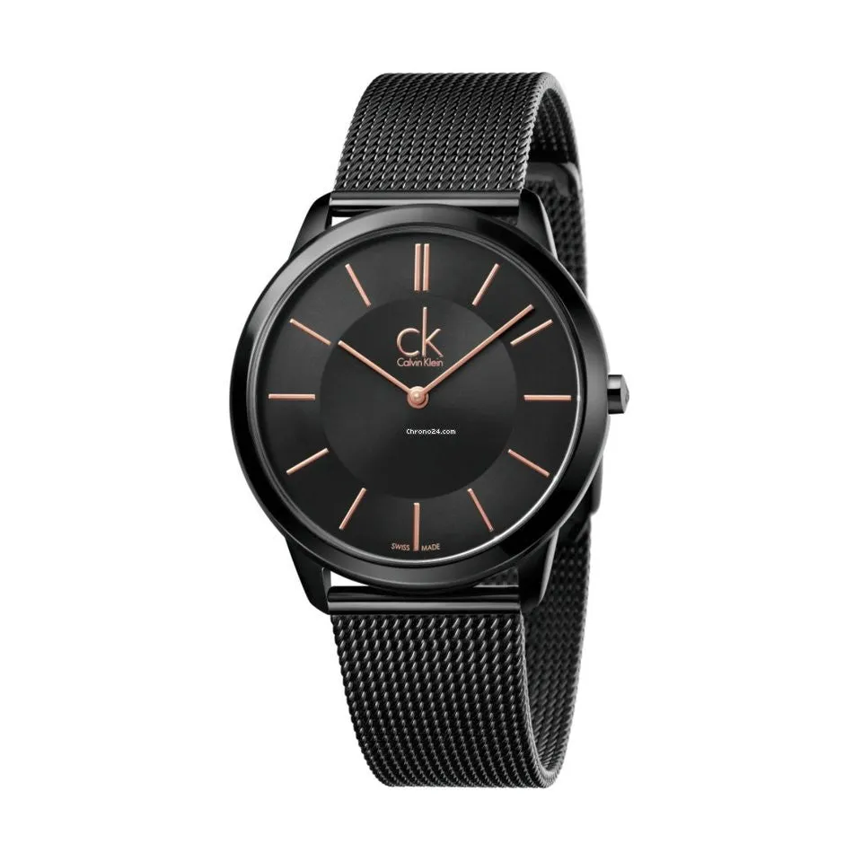 Calvin Klein -  Minimal orologio uomo argento K3M21421