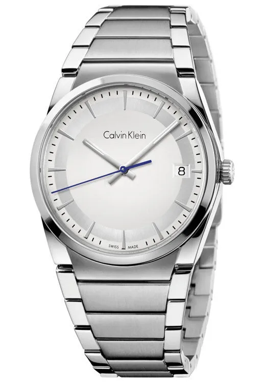 Calvin Klein - Step orologio uomo argento K6K31146