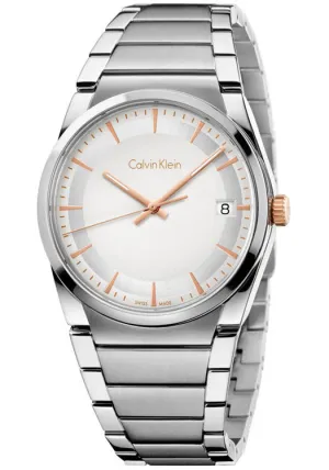 Calvin Klein - Step orologio uomo argento K6K31B46