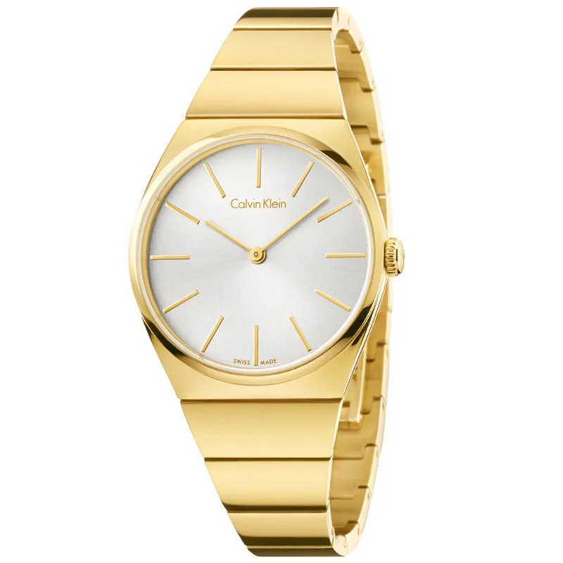 Calvin Klein - Supreme orologio donna argento K6C23546 , (disponibile in 2 misure)