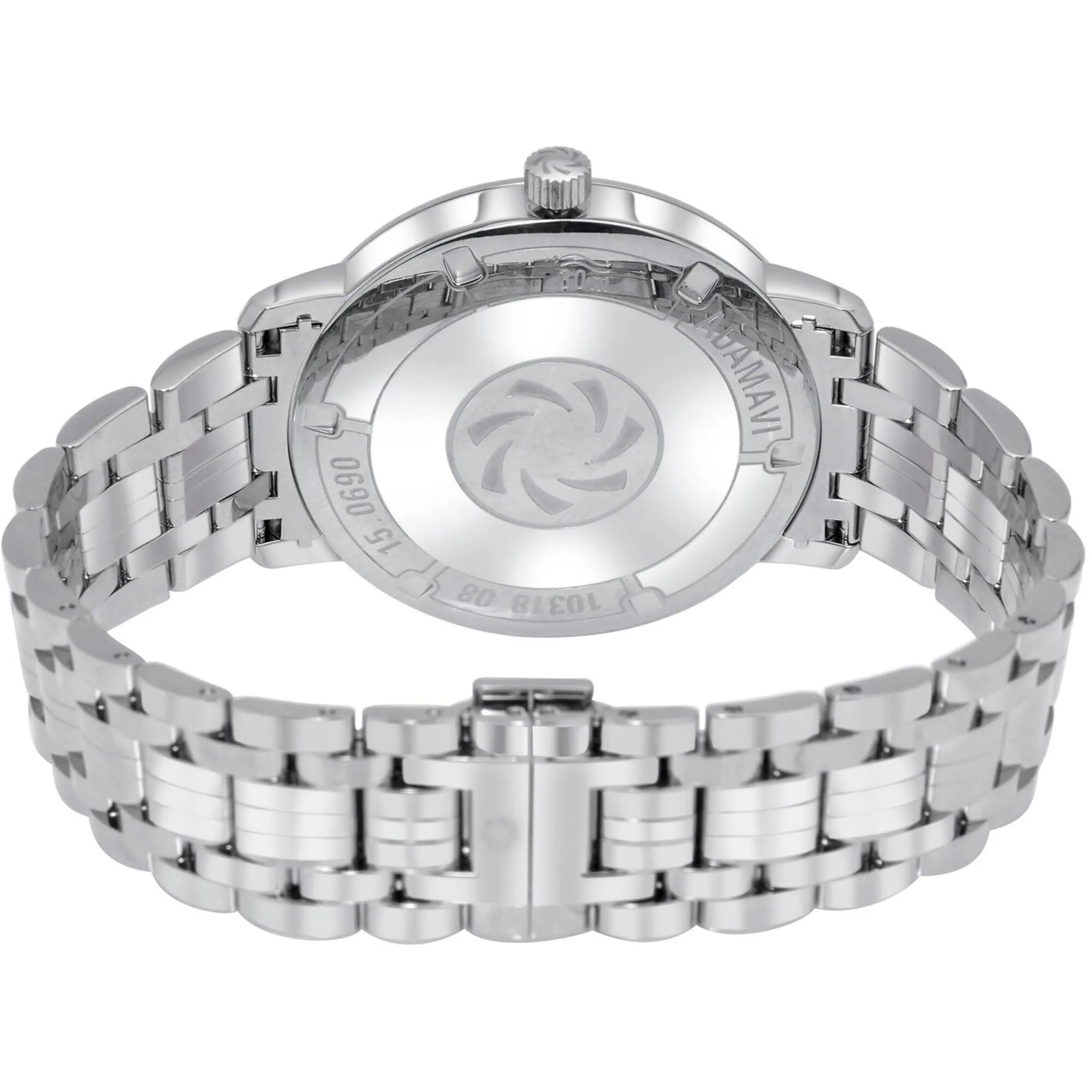 Carl Bucherer Men's Watch - Adamavi White Dial Silver Bracelet | 00.10318.08.11.21