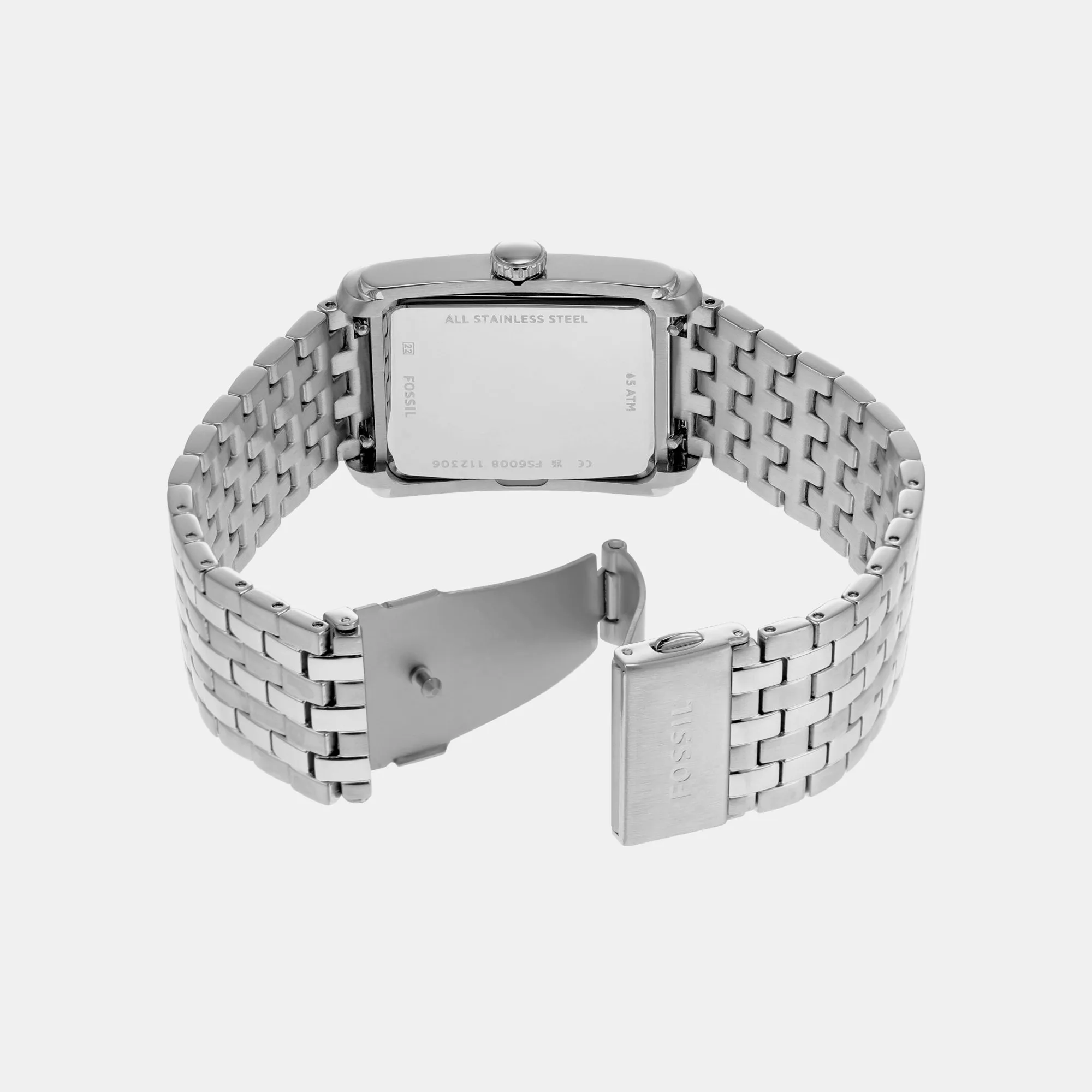 Carraway Men Quartz Silver Dial Analog Stainless Steel Watch FS6008