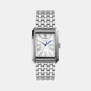 Carraway Men Quartz Silver Dial Analog Stainless Steel Watch FS6008