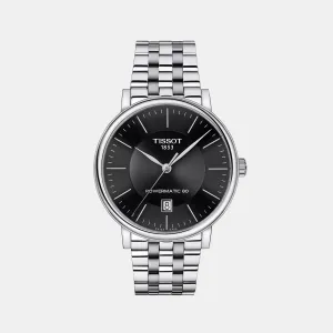 Carson T-Classic Men Analog Black Dial Automatic Stainless Steel Watch T1224071105100
