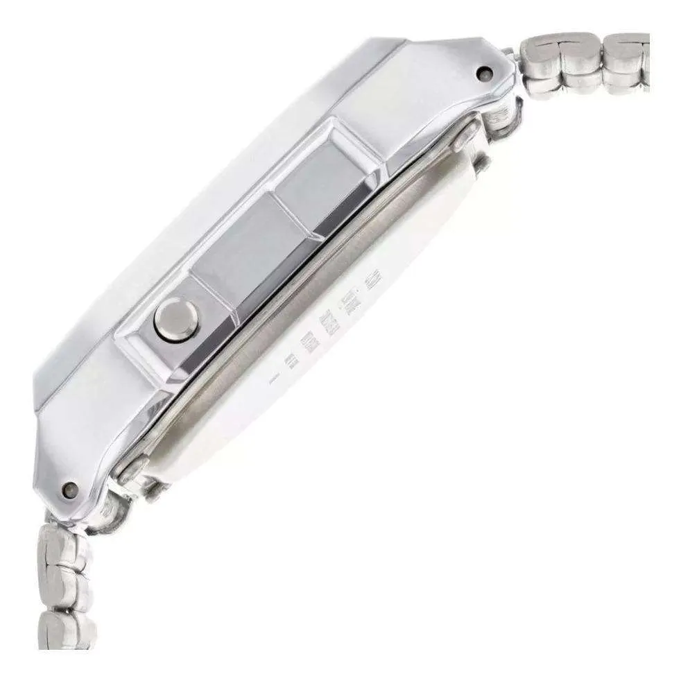 Casio A168WEM-7DF Silver Stainless Watch Unisex