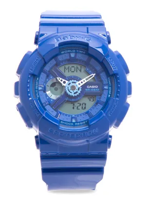 Casio Baby-g BA-110BC-2A Digital Analog Rubber Strap Watch For Women