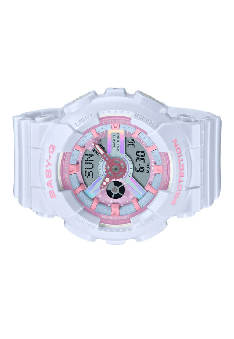 Casio Baby-g BA-110FH-2A Digital Analog Rubber Strap Watch For Women