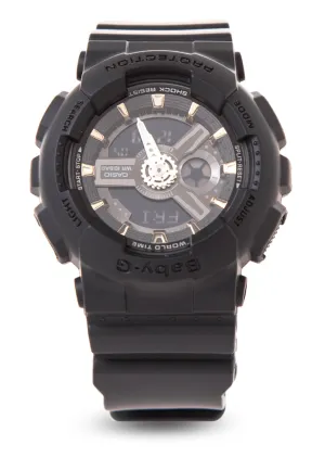 Casio Baby-g BA-110GA-1A Digital Analog Rubber Strap Watch For Women