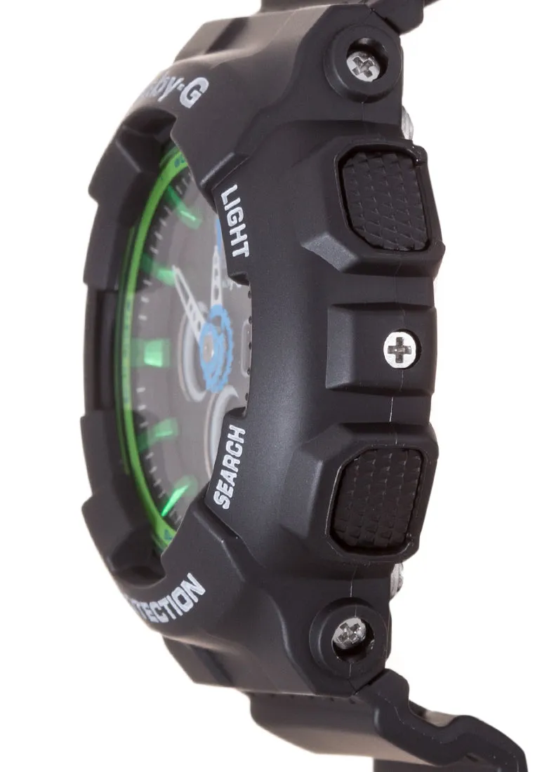 Casio Baby-g BA-120-1BDR Digital Analog Rubber Strap Watch For Women