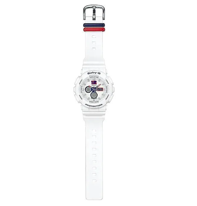 Casio Baby-g BA-120TR-7B Digital Analog Rubber Strap Watch For Women