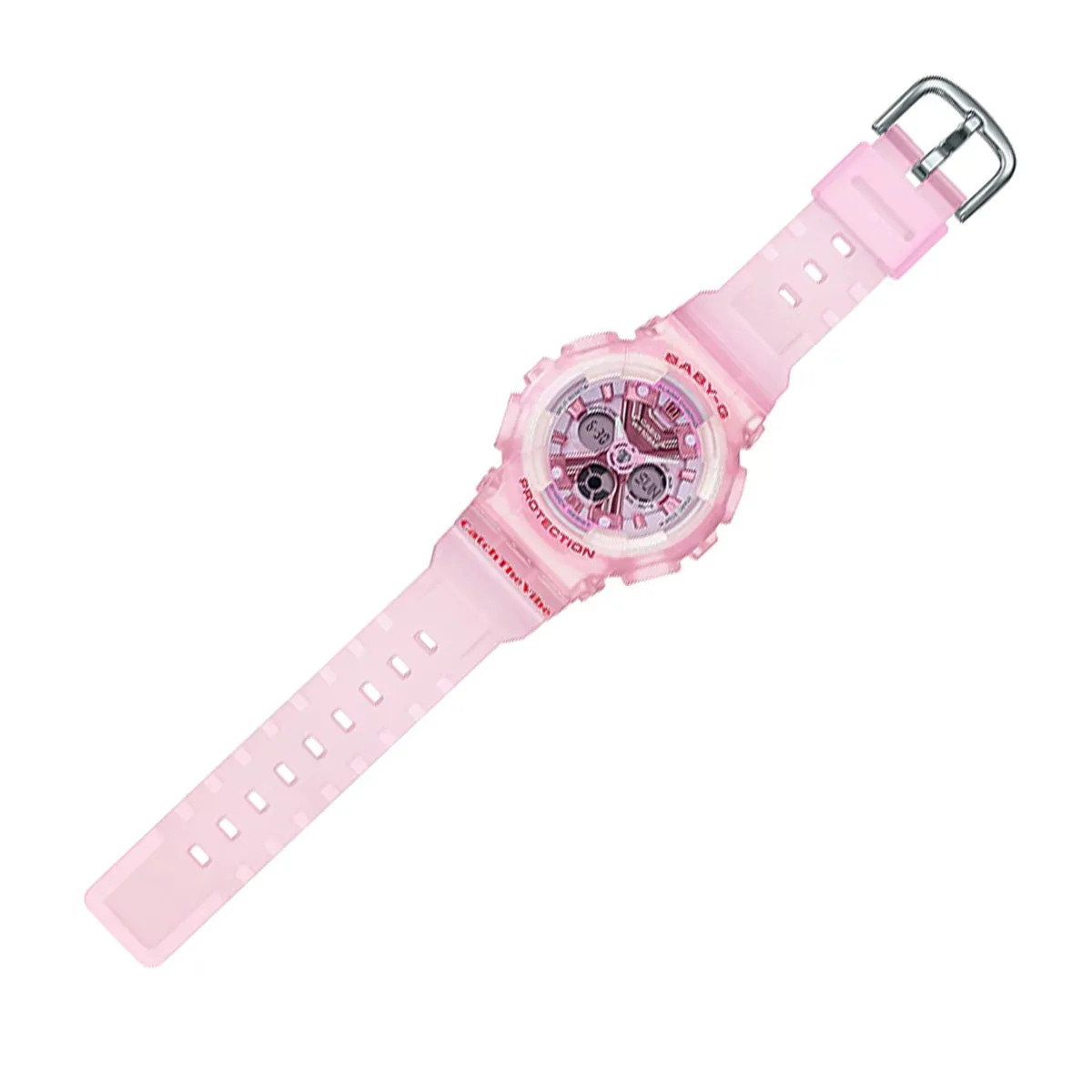 Casio Baby-g BA-130CV-4A Digital Analog Rubber Strap Watch For Women
