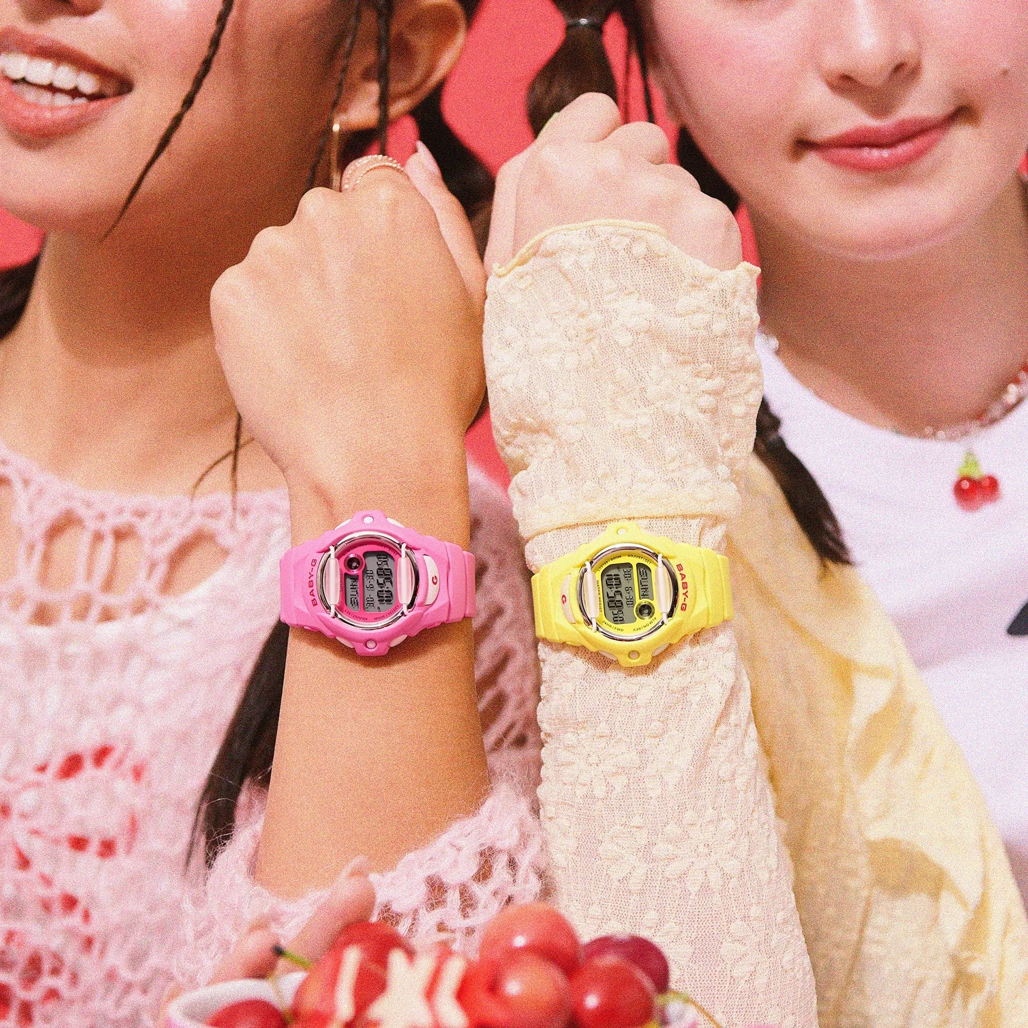 CASIO BABY-G BG-169CH-4DR-P PINK CHERRY-ON-TOP DIGITAL WATCH