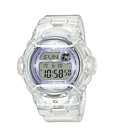 Casio Baby-G Bg169R-7E Semi-Transparent Womens Sports Watch