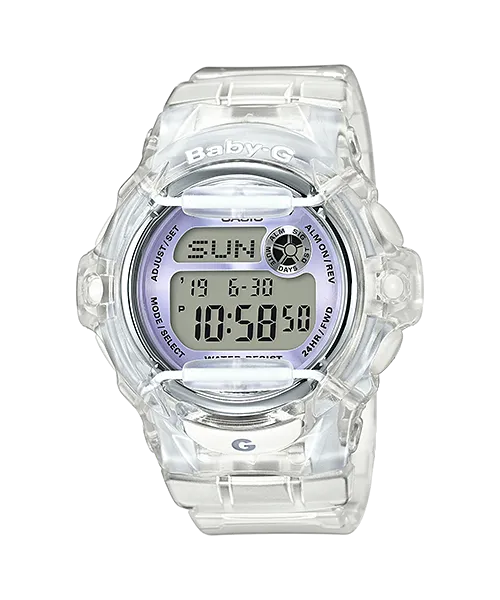 Casio Baby-G Bg169R-7E Semi-Transparent Womens Sports Watch