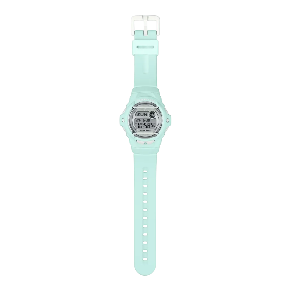 Casio Baby-G Blue Resin Strap Shock Resistant Digital Watch for Women BG-169U-3DR