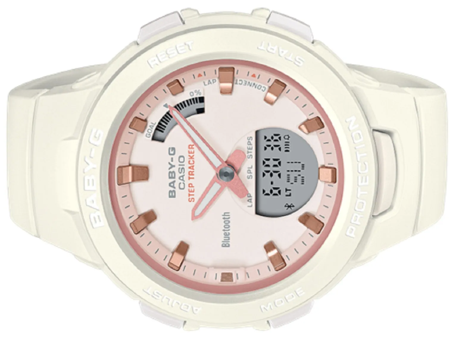 Casio Baby-G BSA-B100CS-7A G-Squad Smartphone Link Watch For Women
