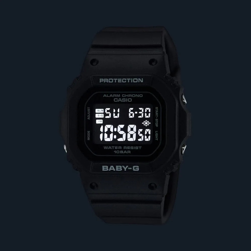 Casio Baby-G Digital Black Resin Strap Men Watch BGD-565U-1DR