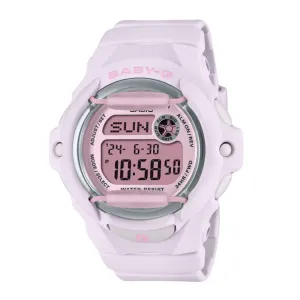 Casio Baby-G Digital Pink Resin Strap Women Watch BG-169U-4BDR-P