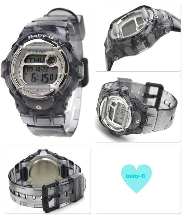 Casio Baby-G Grey Whale Digital Sport  Bg169R-8 -  Womens Watch