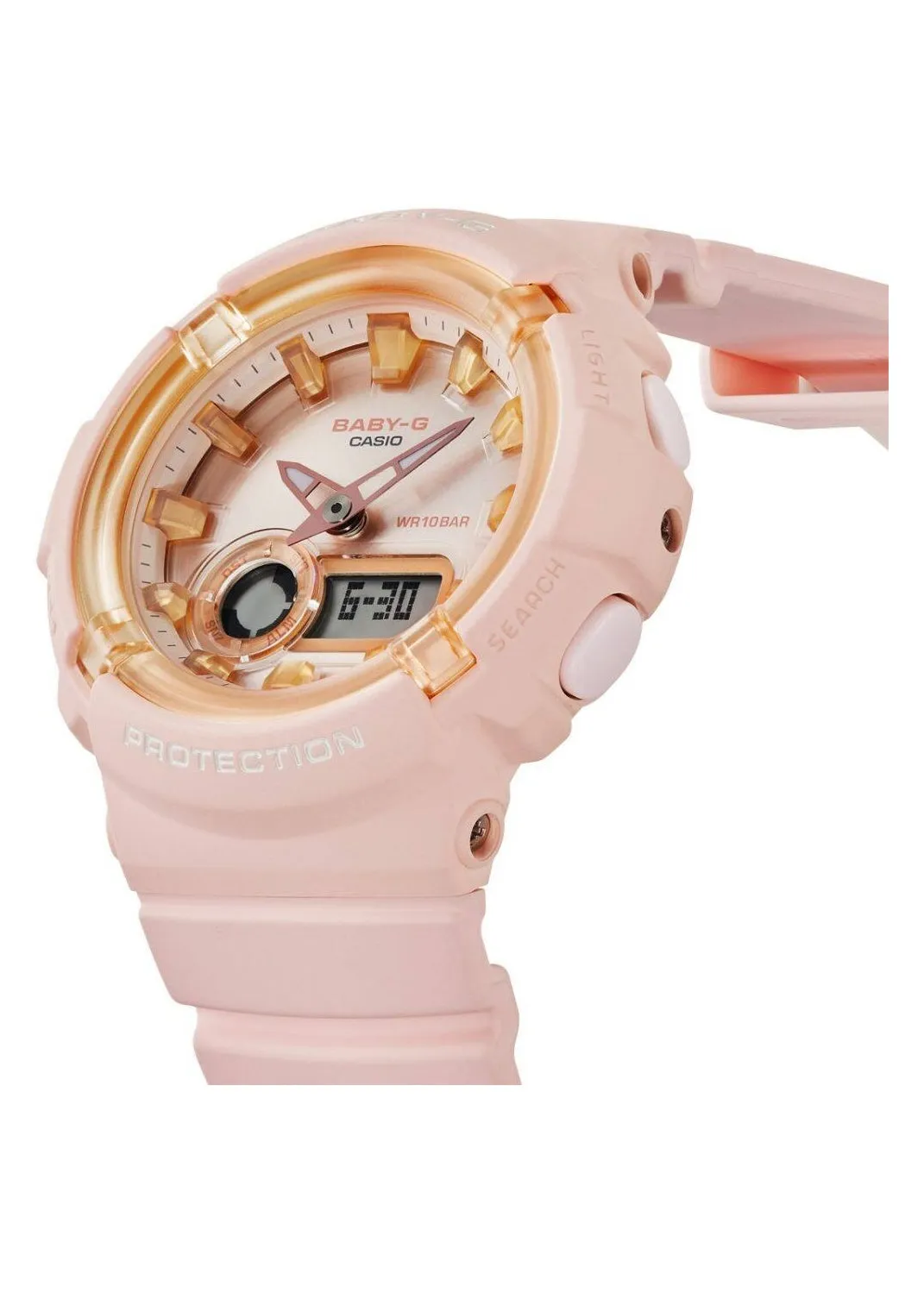 CASIO BABY-G METALLIC ACCENTS SOFT CANDY COLOURS RESIN BAND BGA280SW-4A