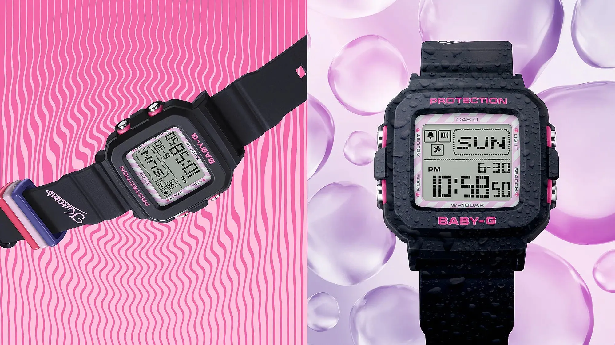 Casio BABY-G PLUS x KUROMI Collab Digital Limited Edition Womens Watch BGD10KKM-1