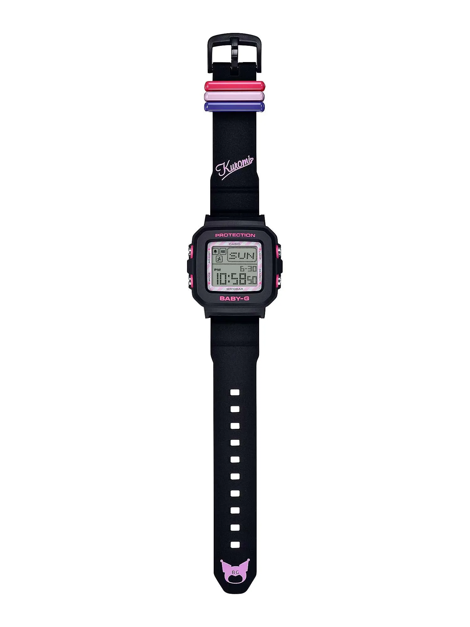 Casio BABY-G PLUS x KUROMI Collab Digital Limited Edition Womens Watch BGD10KKM-1