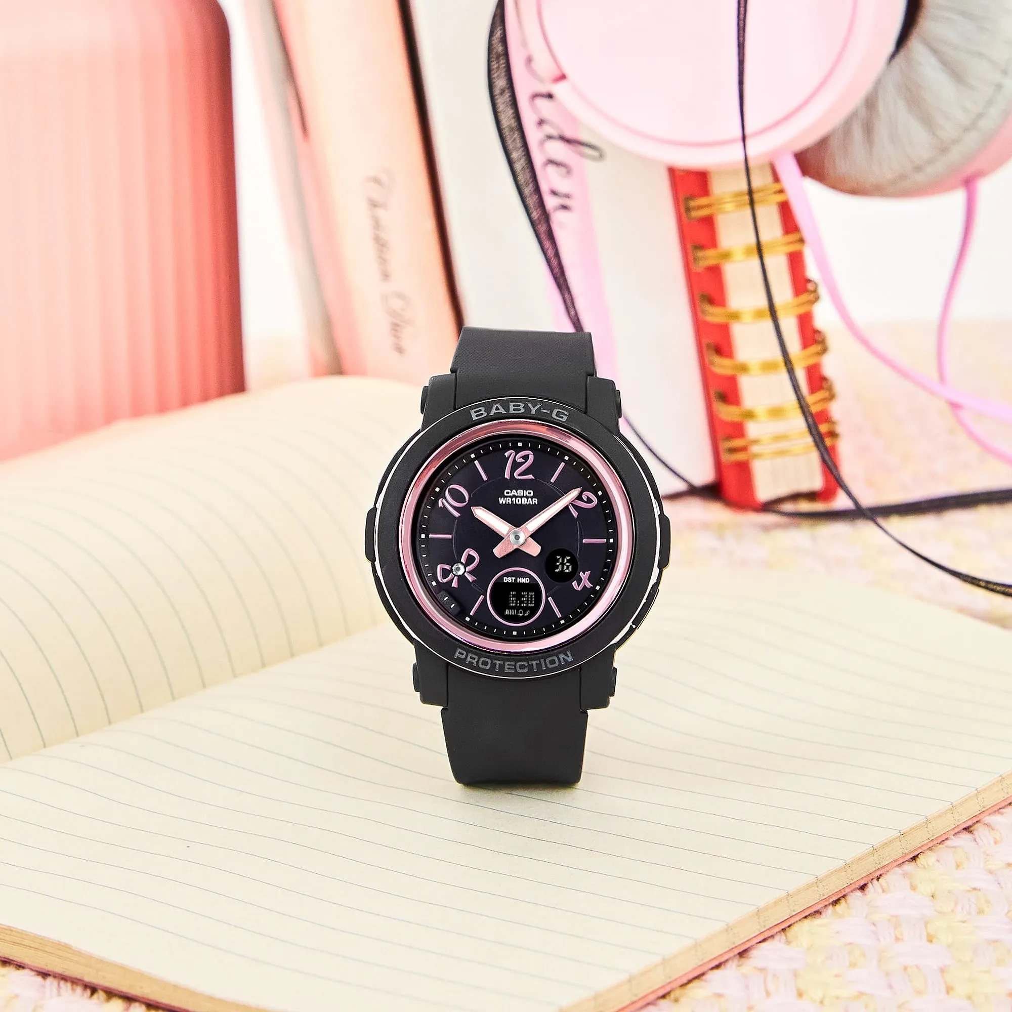 CASIO BABY-G SWEET RIBBON MOTIF BGA-290 SERIES WATCH