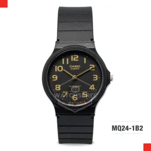 Casio Classic Analog Black Resin Band Watch MQ24-1B2