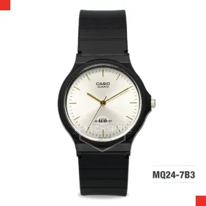 Casio Classic Analog Black Resin Band Watch MQ24-7E2
