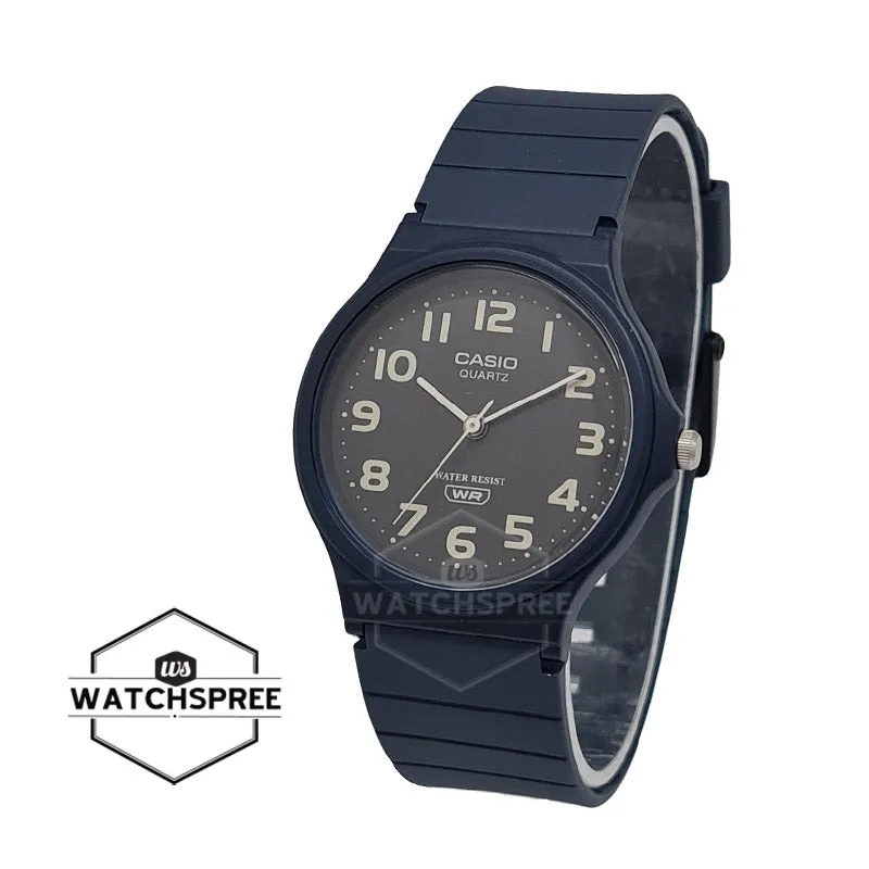 Casio Classic Analog Navy Blue Resin Band Watch MQ24UC-2B MQ-24UC-2B [Kids]