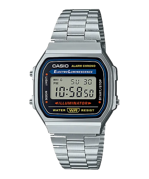 Casio Classic Digital Stainless Steel Watch A168WA-1