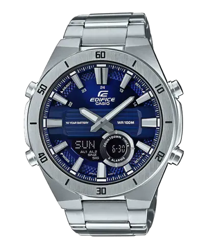 Casio Edifice Analog Digital Blue Dial Watch ERA110D-2A