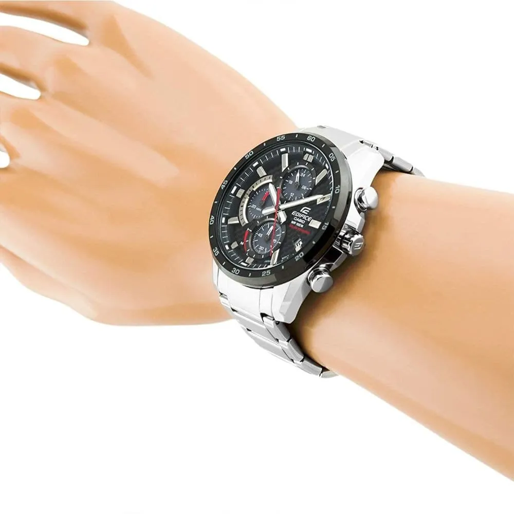 CASIO EDIFICE EQS-900DB-1AVUDF CHRONOGRAPH SILVER STAINLESS STEEL MEN'S WATCH