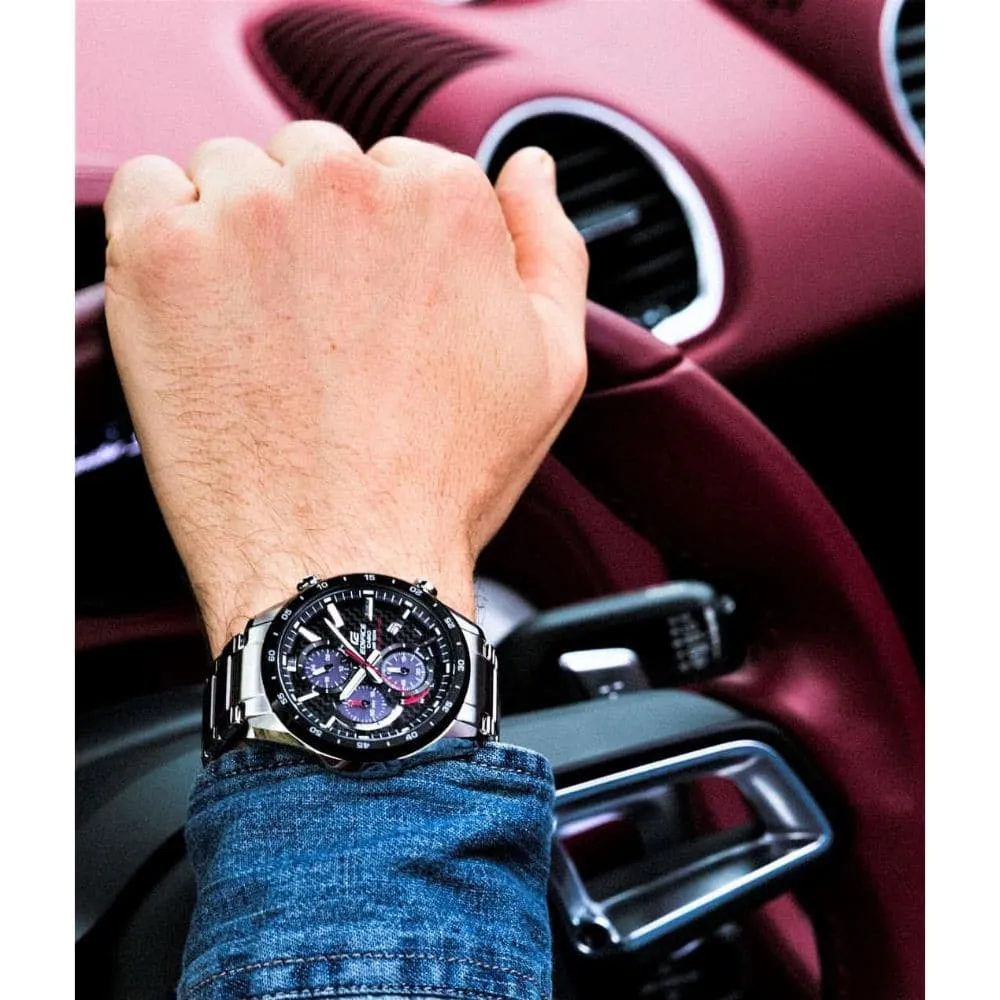 CASIO EDIFICE EQS-900DB-1AVUDF CHRONOGRAPH SILVER STAINLESS STEEL MEN'S WATCH