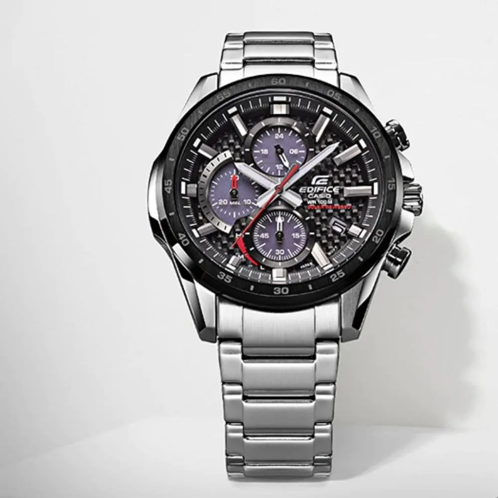 CASIO EDIFICE EQS-900DB-1AVUDF CHRONOGRAPH SILVER STAINLESS STEEL MEN'S WATCH