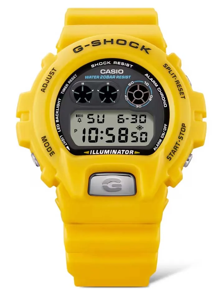 Casio G-Shock 6900 LINE 30TH ANNIVERSARY Yellow Digital Mens Watch DW6900TR-9