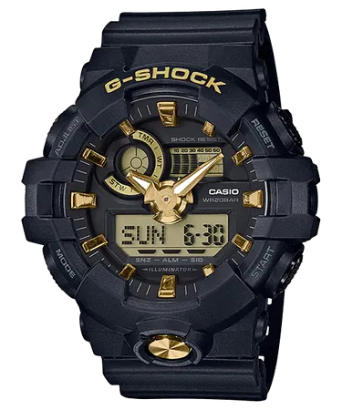 Casio G-Shock Analog Digital 200M Super Illuminator Sport Watch Ga-710B-1A9