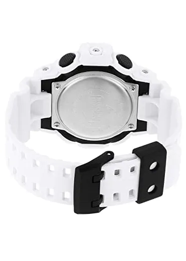 CASIO G-SHOCK ANALOGUE / DIGITAL WHITE RESIN BAND GA700-7A