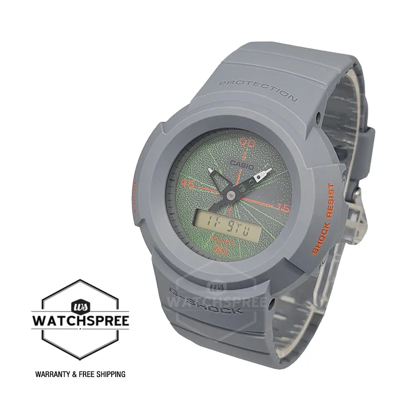 Casio G-Shock AW-500 Lineup Music Night Tokyo Series Light Grey Resin Band Watch AW500MNT-8A AW-500MNT-8A