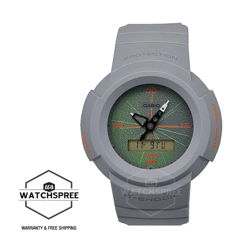 Casio G-Shock AW-500 Lineup Music Night Tokyo Series Light Grey Resin Band Watch AW500MNT-8A AW-500MNT-8A