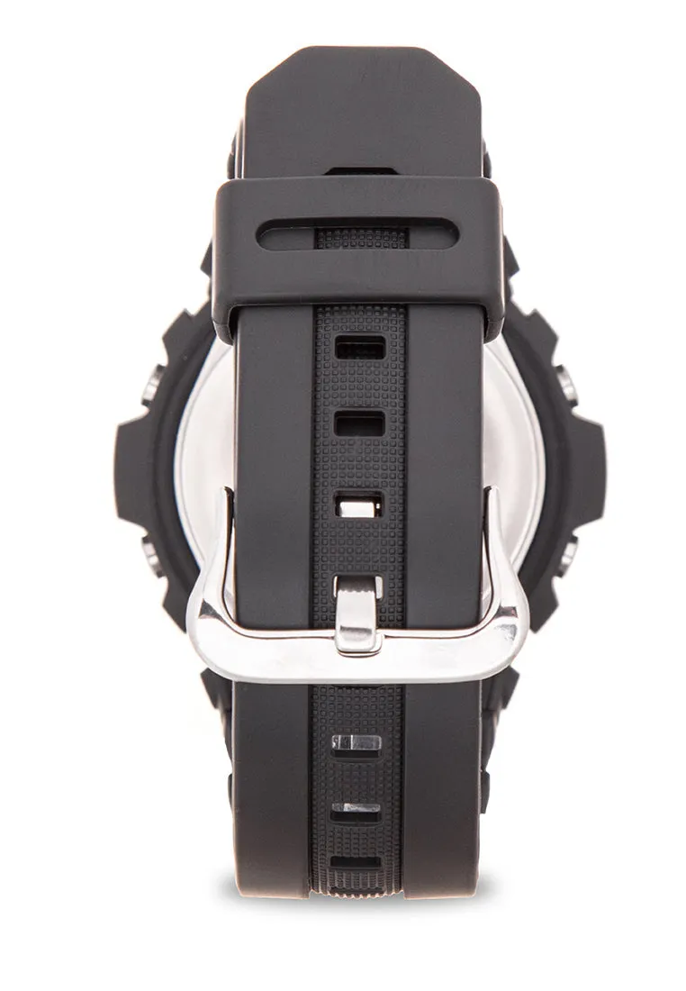 Casio G-shock AW-591-2ADR Digital Analog Rubber Strap Watch For Men