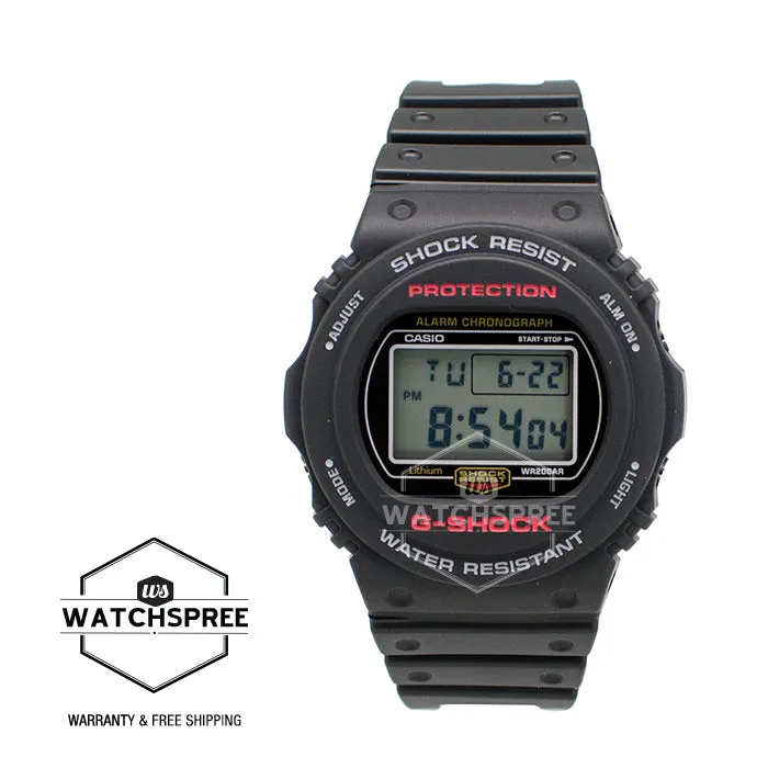Casio G-Shock Back-to-original-basics theme Watch DW5750E-1D DW-5750E-1D